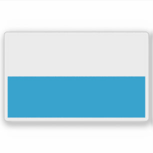 Adesivo Bandeira do Estado Livre da Baviera, Alemanha