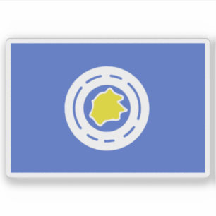 Adesivo Bandeira do Estado Ngeremlengui, Palau