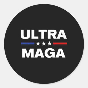 Adesivo Bandeira do Estado Unidos Ultra Maga 3