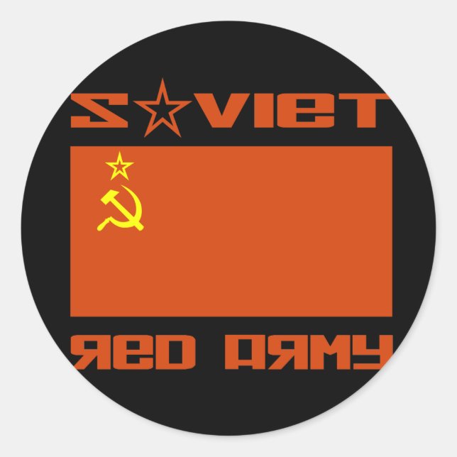Adesivo Bandeira do Exército Vermelho soviético (Frente)