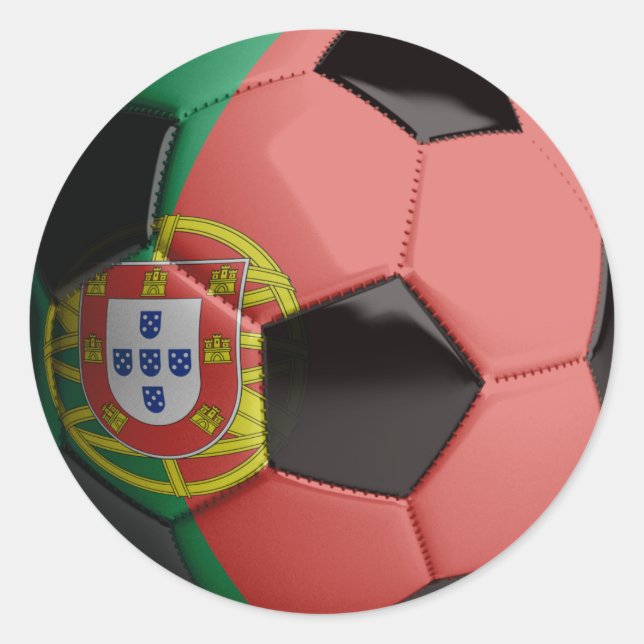Adesivo Bandeira do futebol Portugal (Frente)