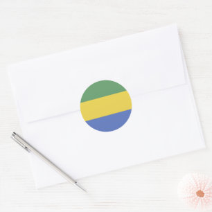 Adesivo Bandeira do Gabão