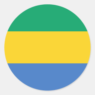 Adesivo Bandeira do Gabão
