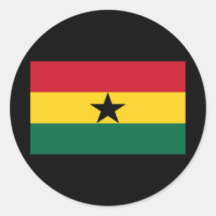 Adesivo Bandeira do Gana