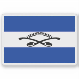 Adesivo Bandeira do Gazankulu / povo Tsonga, África do Sul