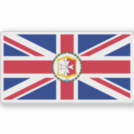 Adesivo Bandeira do governador de Malta (1875-c.1898)