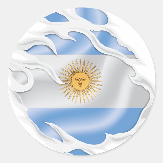 Adesivo Bandeira do Governo argentino (Frente)