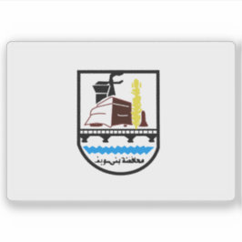 Adesivo Bandeira do Governo Beni Suef, Egito