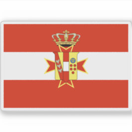 Adesivo Bandeira do Grão-Ducado da Toscana