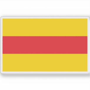 Adesivo Bandeira do Grão-Ducado de Baden (1806-1871)