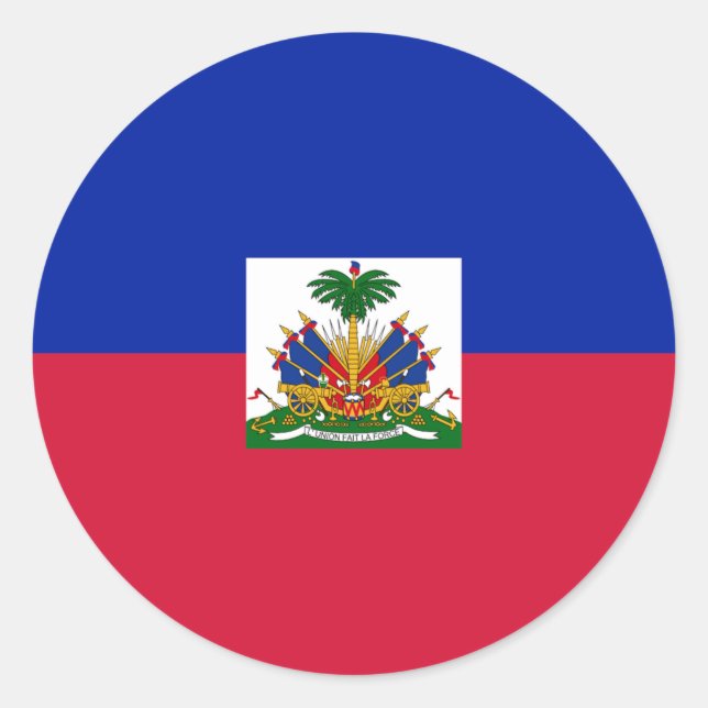 Adesivo Bandeira do Haiti (Frente)