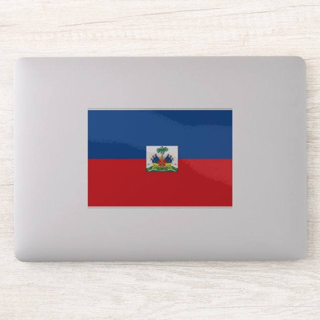 Adesivo Bandeira do Haiti (Computador)