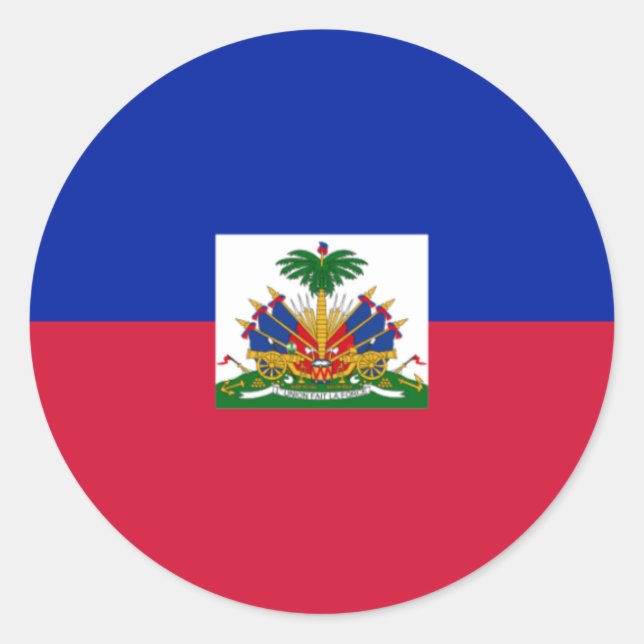 Adesivo Bandeira do Haiti, Bandeira do Haiti (Frente)