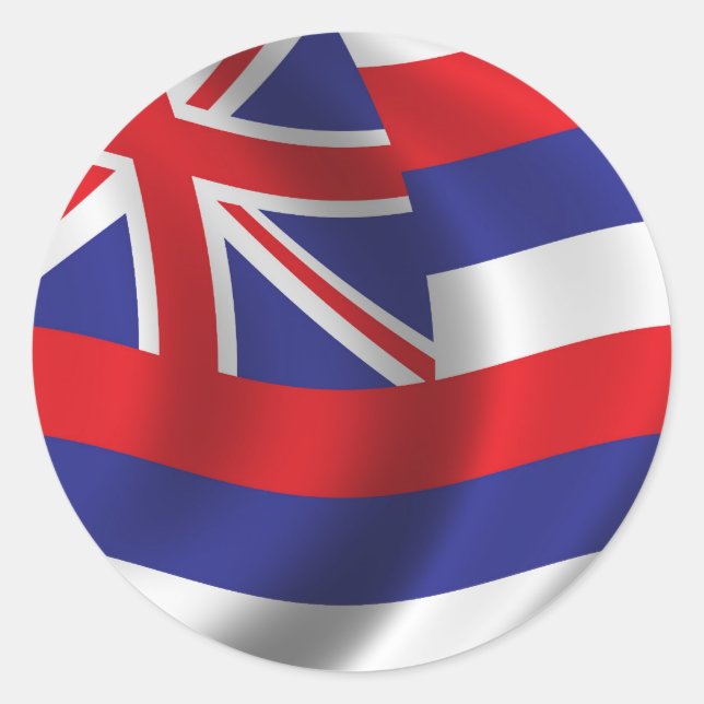 Adesivo Bandeira do Havaí (Frente)