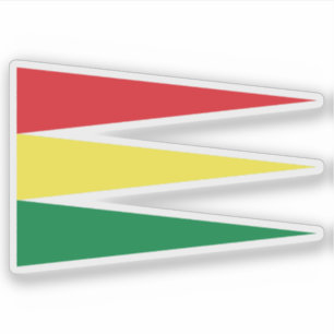 Adesivo Bandeira do Império Etíope (1881-1889), Etiópia