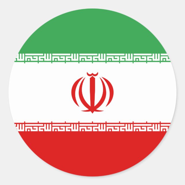 Adesivo Bandeira do Irã (Frente)