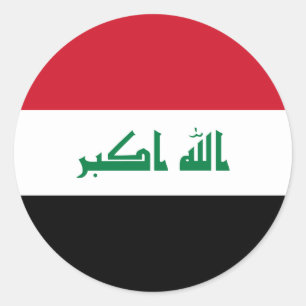 Adesivo Bandeira do Iraque