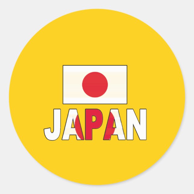 Adesivo Bandeira do Japão (Frente)