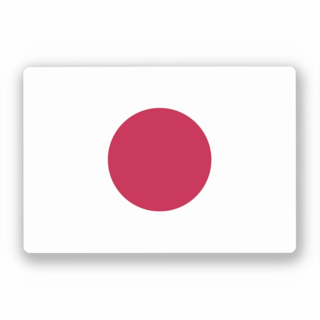 Adesivo Bandeira do Japão (Frente)