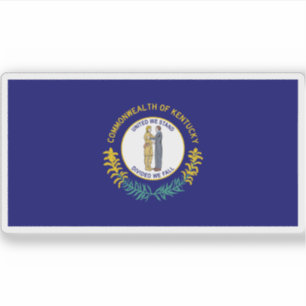 Adesivo Bandeira do Kentucky