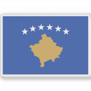 Adesivo Bandeira do Kosovo