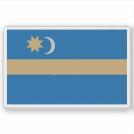 Adesivo Bandeira do Land de Szekely - Szeklerland (Romênia