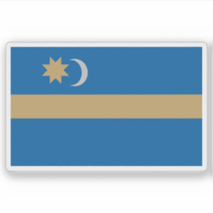 Adesivo Bandeira do Land de Szekely - Szeklerland (Romênia
