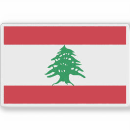 Adesivo Bandeira do Líbano