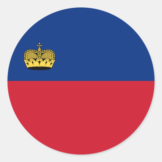 Adesivo Bandeira do Liechtenstein, Bandeira do Liechtenste (Frente)