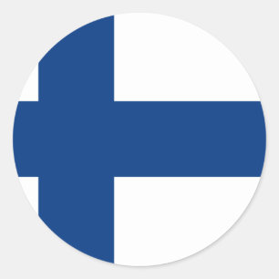 Adesivo Bandeira do lippu de Finlandia - de Suomen -