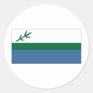 Adesivo Bandeira do local de Canadá Labrador