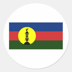 Adesivo Bandeira do Local de Nova Caledônia Kanaky