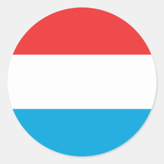 Adesivo Bandeira do Luxemburgo