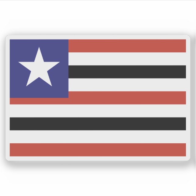 Adesivo Bandeira do Maranhão, Brasil (Frente)
