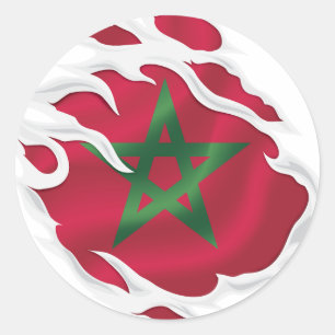 Adesivo Bandeira do Marrocos