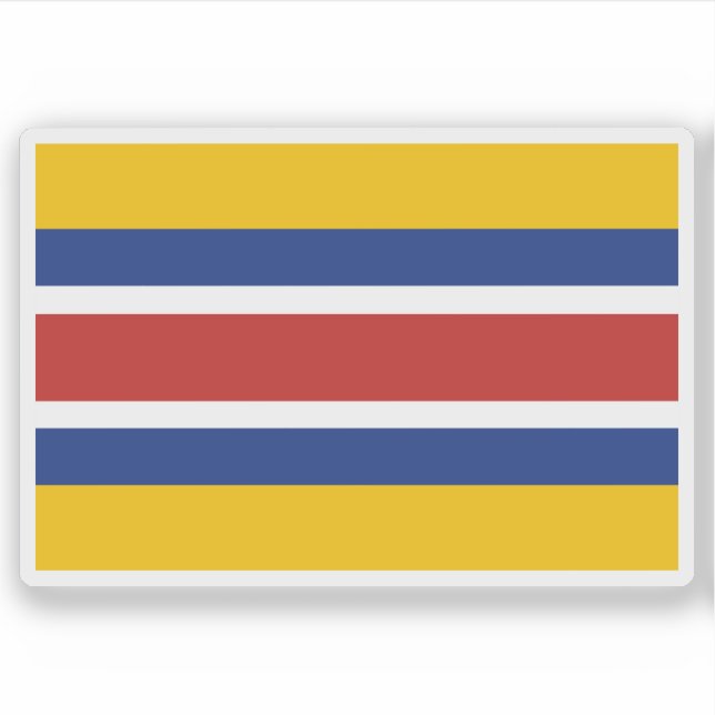 Adesivo Bandeira do Mengjiang (Frente)