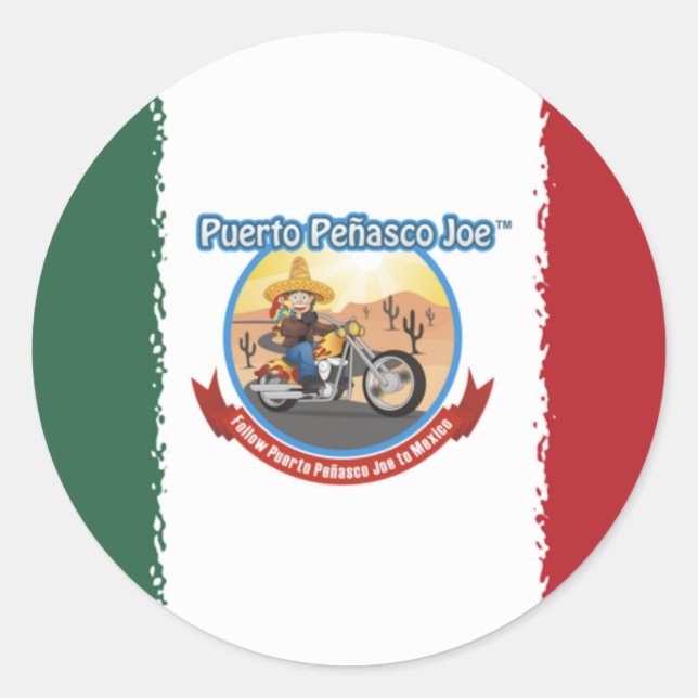 Adesivo Bandeira do México (Frente)