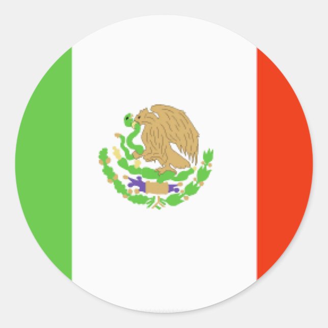Adesivo Bandeira do México (Frente)