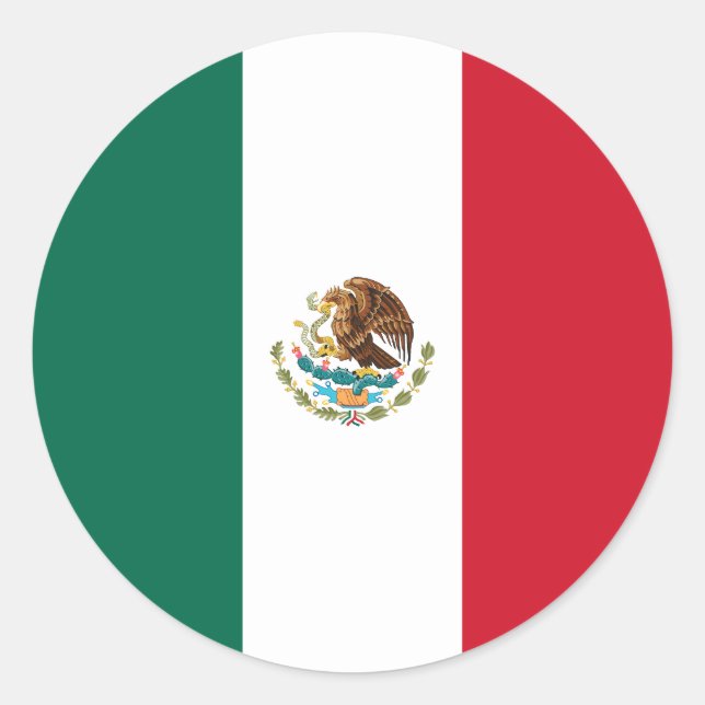 Adesivo Bandeira do México (Frente)