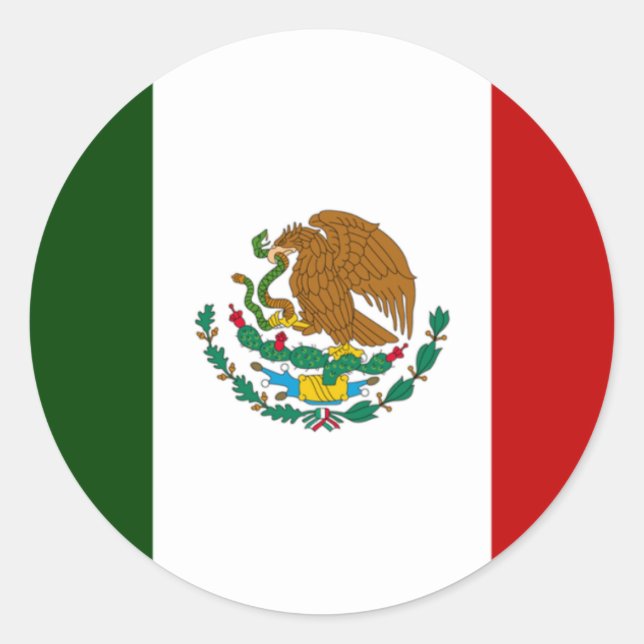 Adesivo Bandeira do México (Frente)