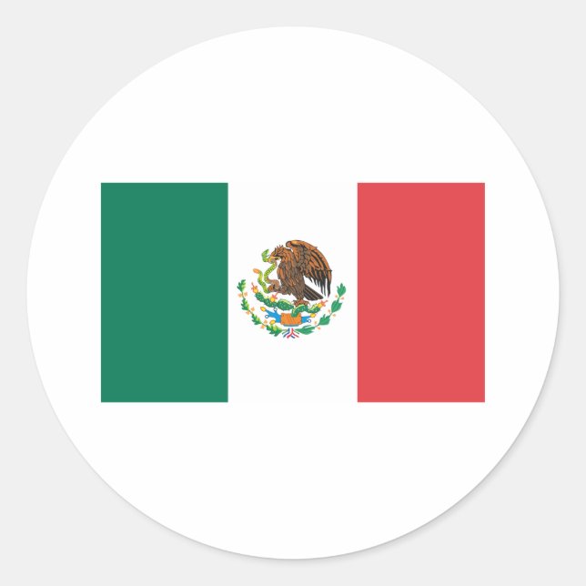 Adesivo Bandeira do México (Frente)