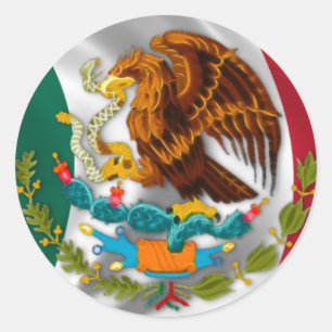 Adesivo Bandeira do México, Casaco de Armas