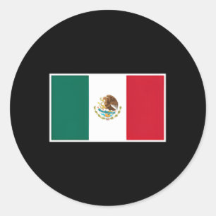 Adesivo Bandeira do México com cores nacionais mexicanas