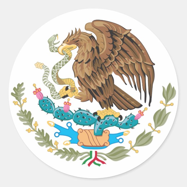 Adesivo Bandeira do México Mexicano (Frente)
