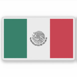 Adesivo Bandeira do México, utilização civil (1968-present