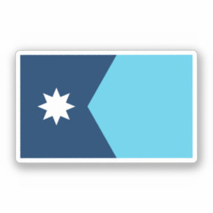 Adesivo Bandeira do Minnesota