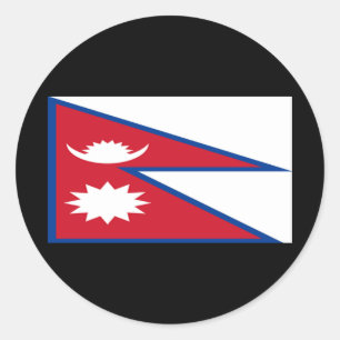 Adesivo Bandeira do Nepal