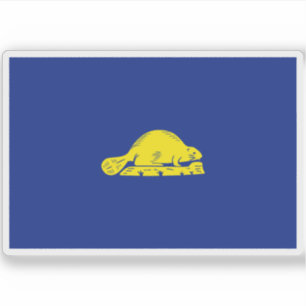 Adesivo Bandeira do Oregon