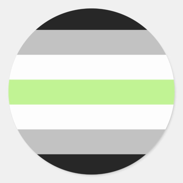 Adesivo Bandeira do Orgulho Agênero (Frente)