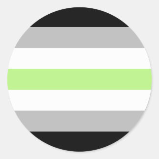 Adesivo Bandeira do Orgulho Agênero – Identidade LGBTQIA+ 